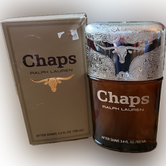 🎩Vintage Chaps Ralph Lauren 3.4 oz/ 100 ml After Shave Splash 100% Full in box - Picture 5 of 11